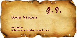 Goda Vivien névjegykártya